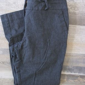 ANN TAYLOR LOFT 12 MARISA SKINNY GRAY PANTS WOMENS